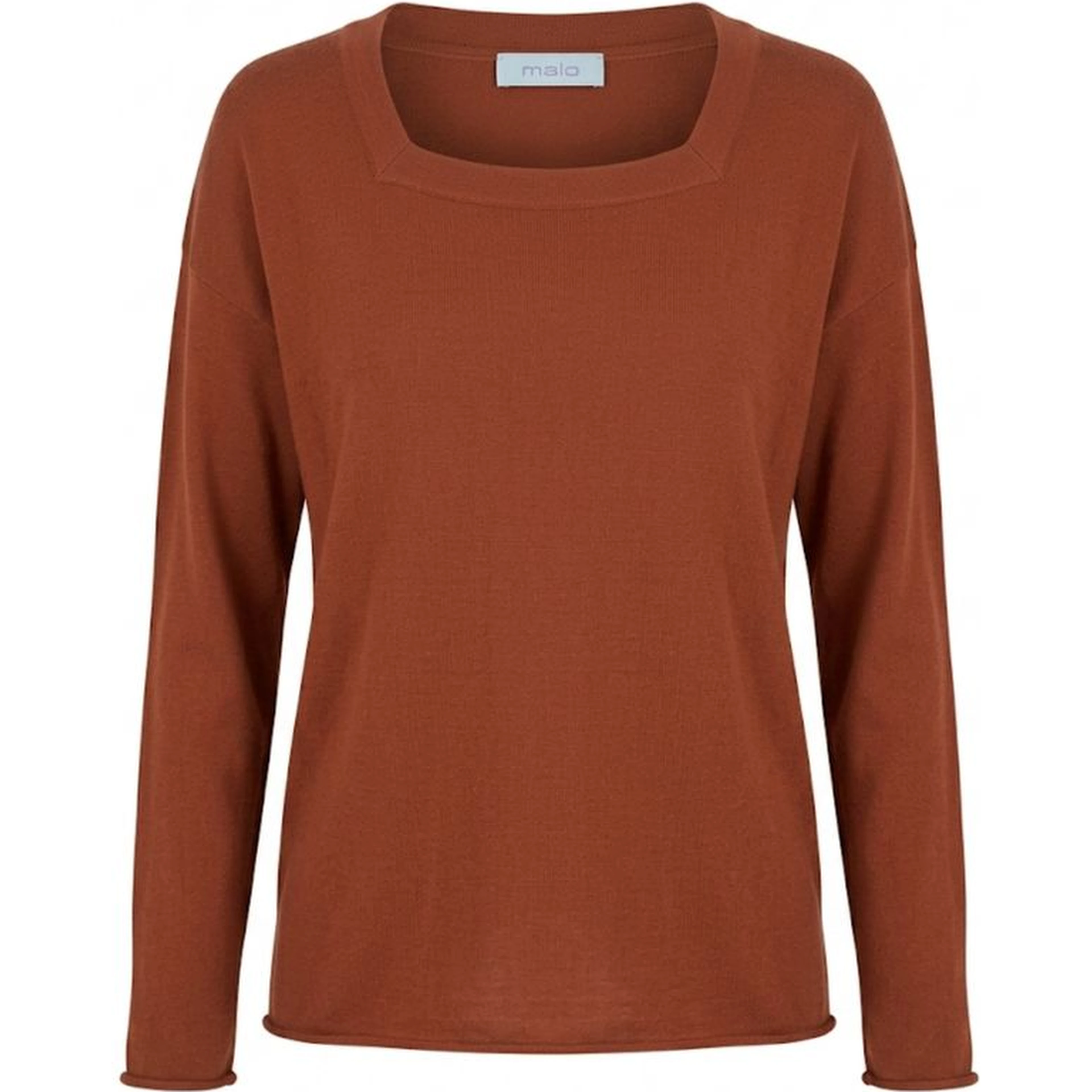 Brown Cotton Women's Sweater