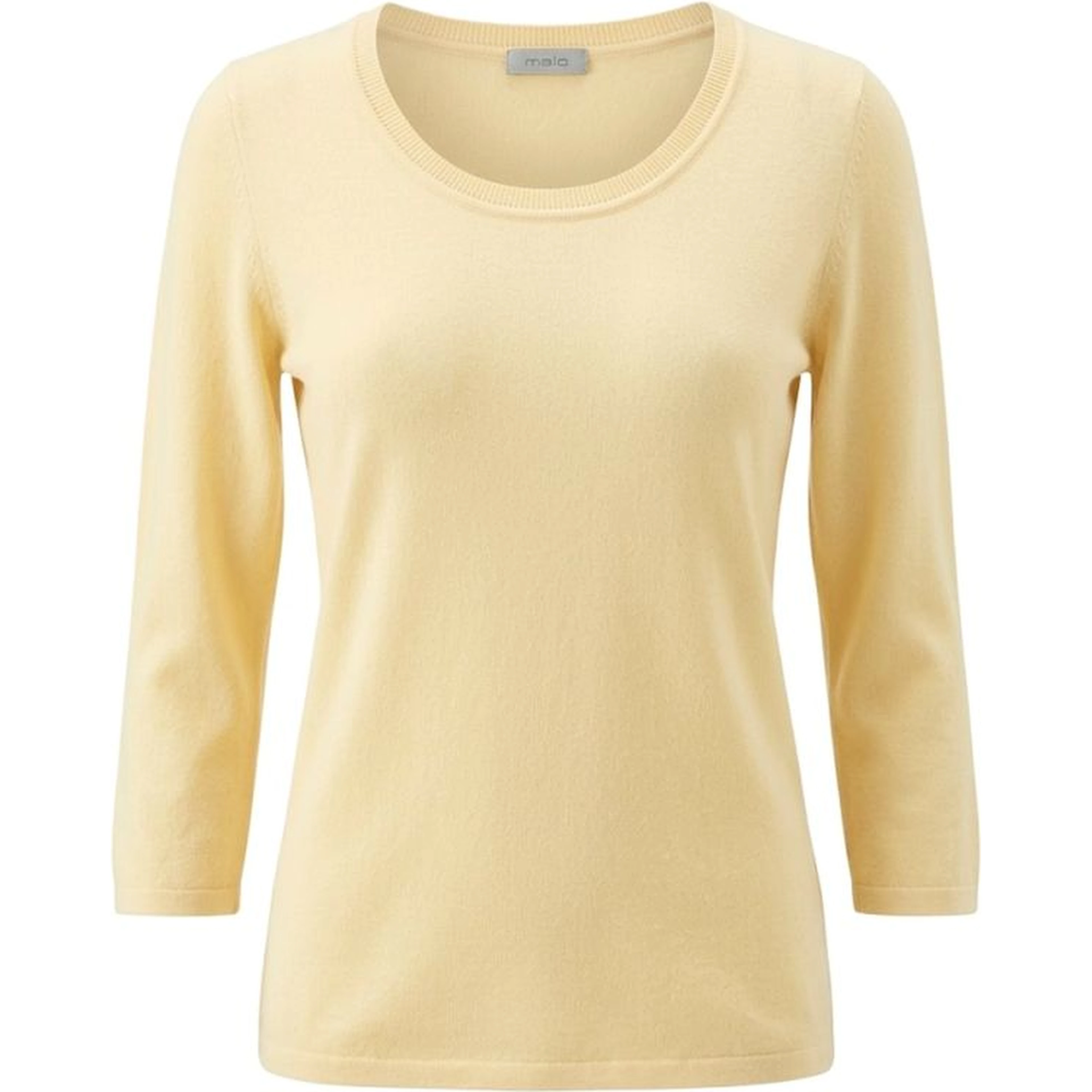 Yellow Silk Women Sweater