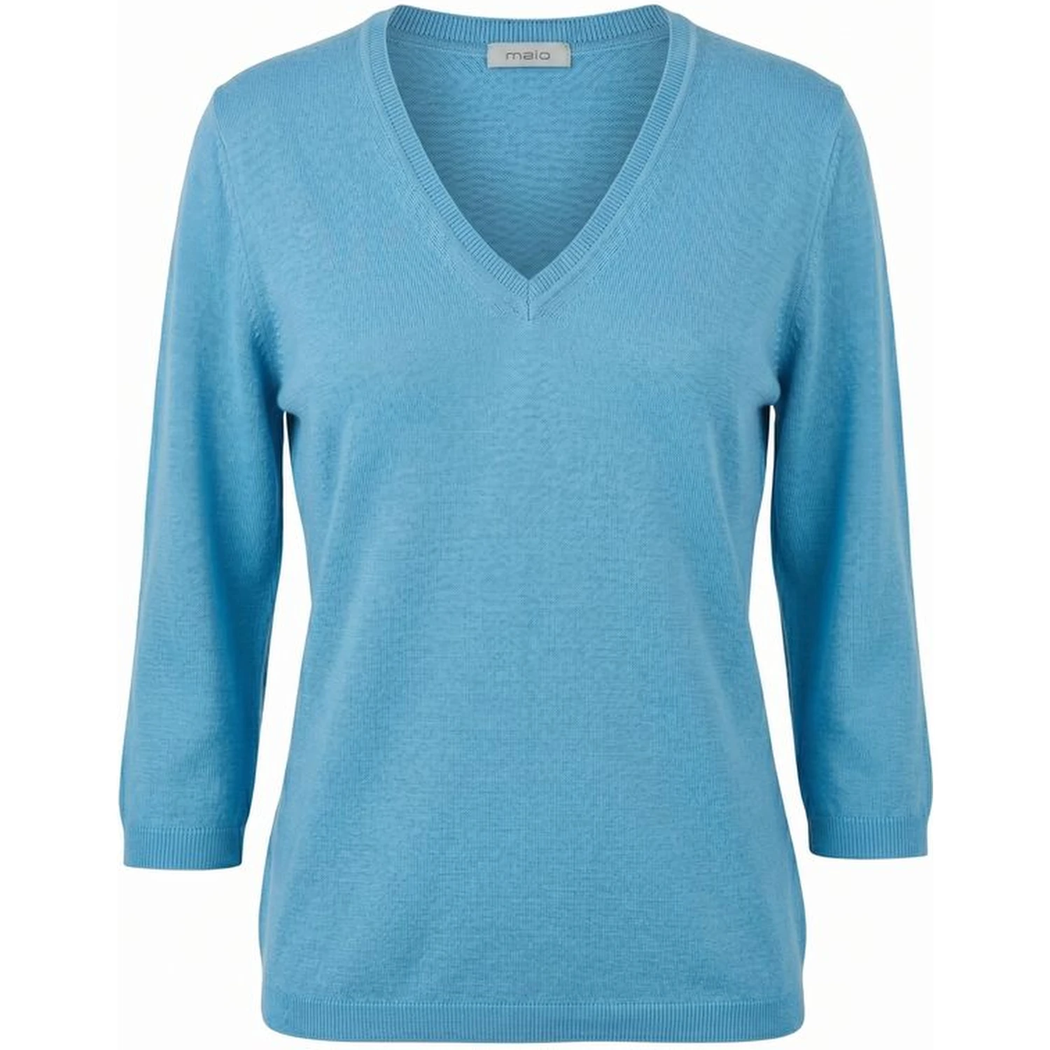 Blue Silk Women Sweater
