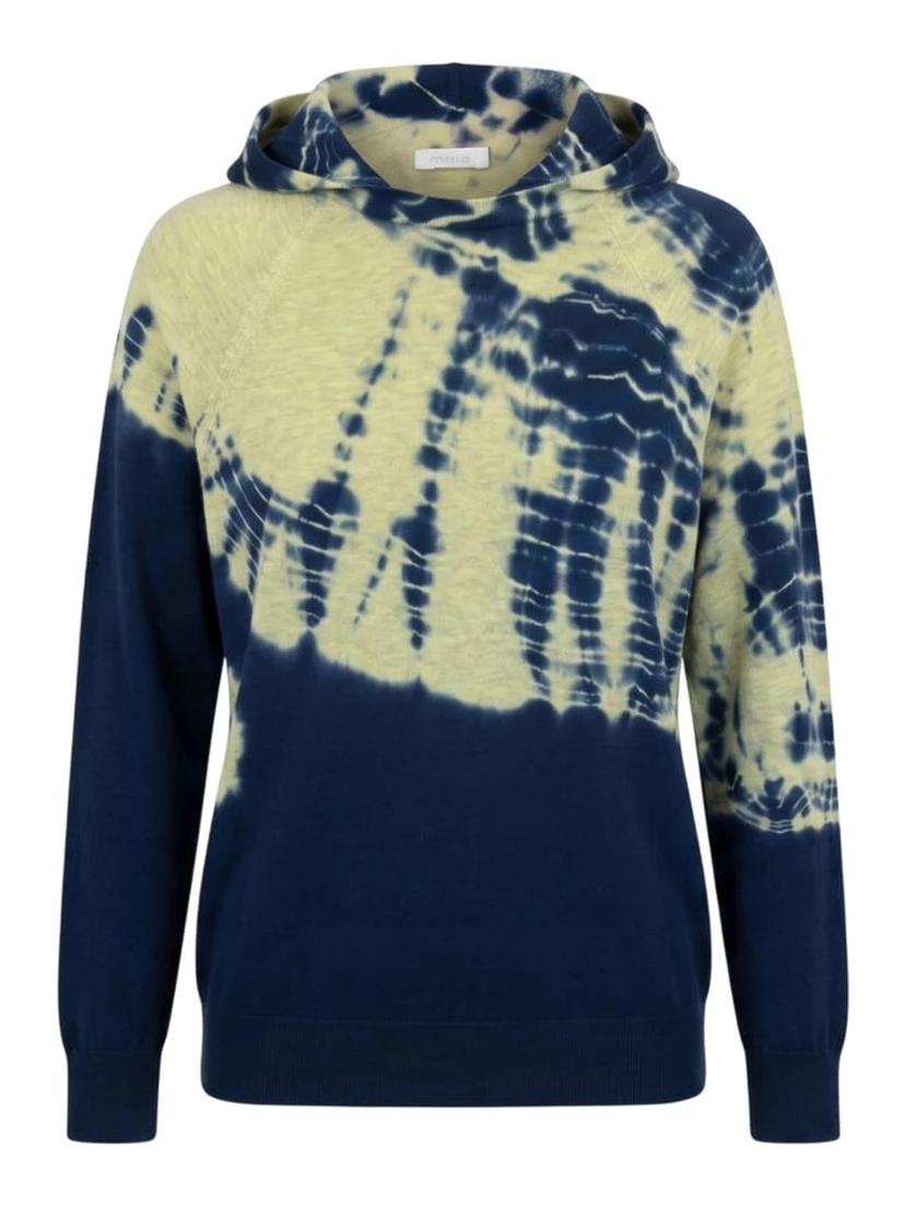 Blue Cotton Women's Sweatshirt