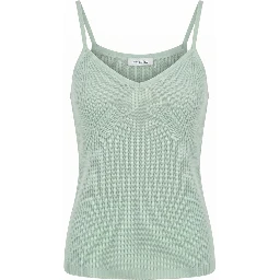 Green Wool Women Tank