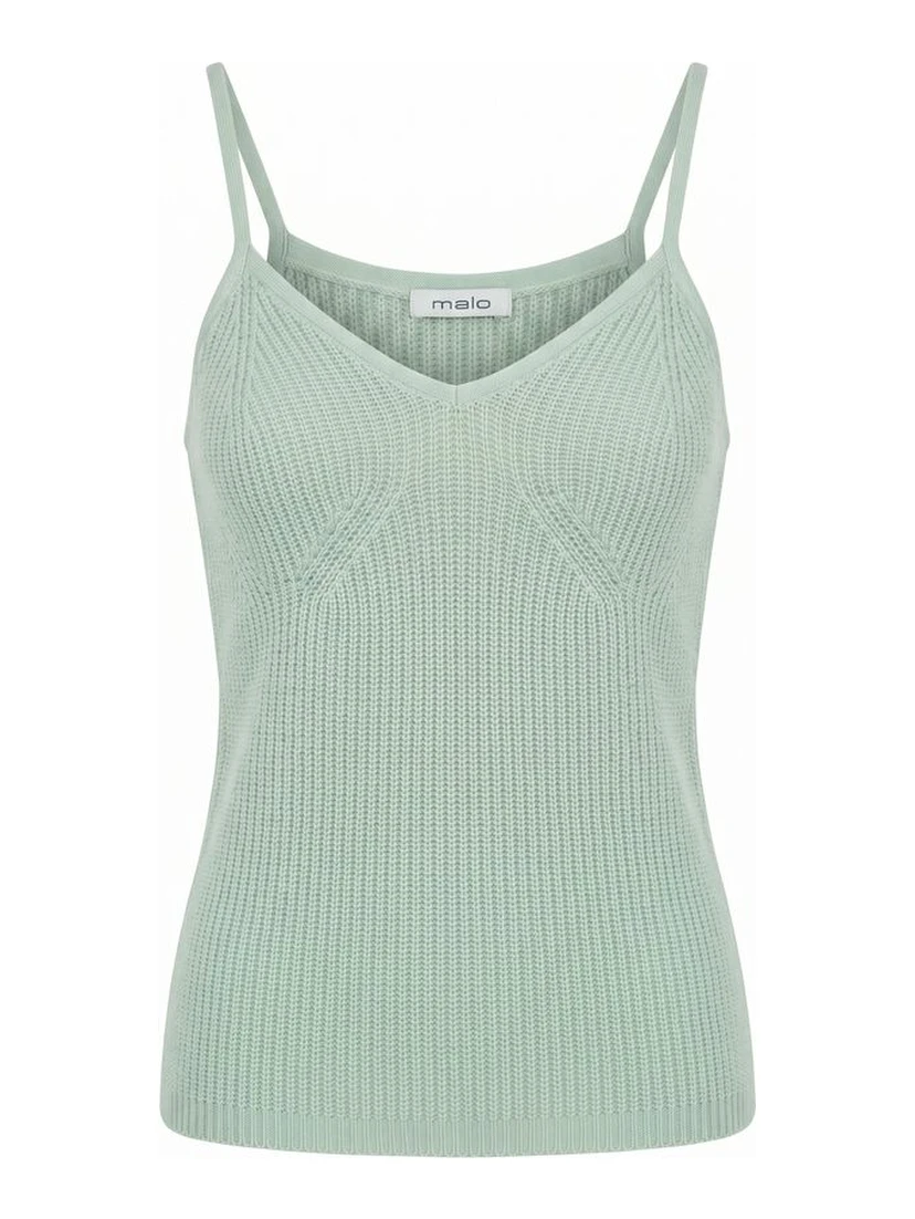Green Wool Women Tank