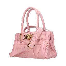Pink Leather Handbag