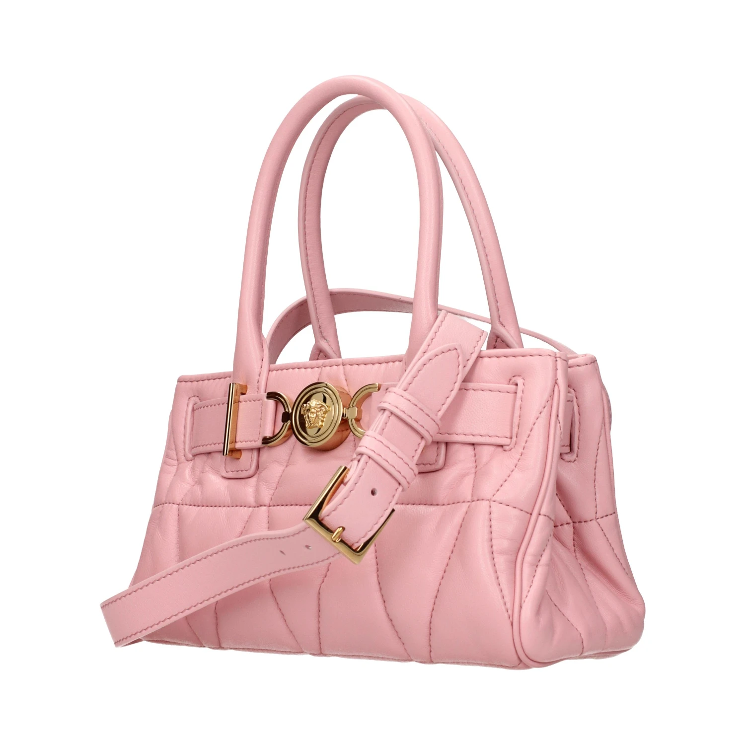 Pink Leather Handbag