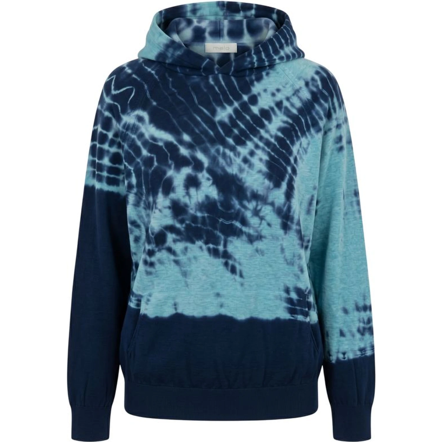 Blue Cotton Women Sweatshirt