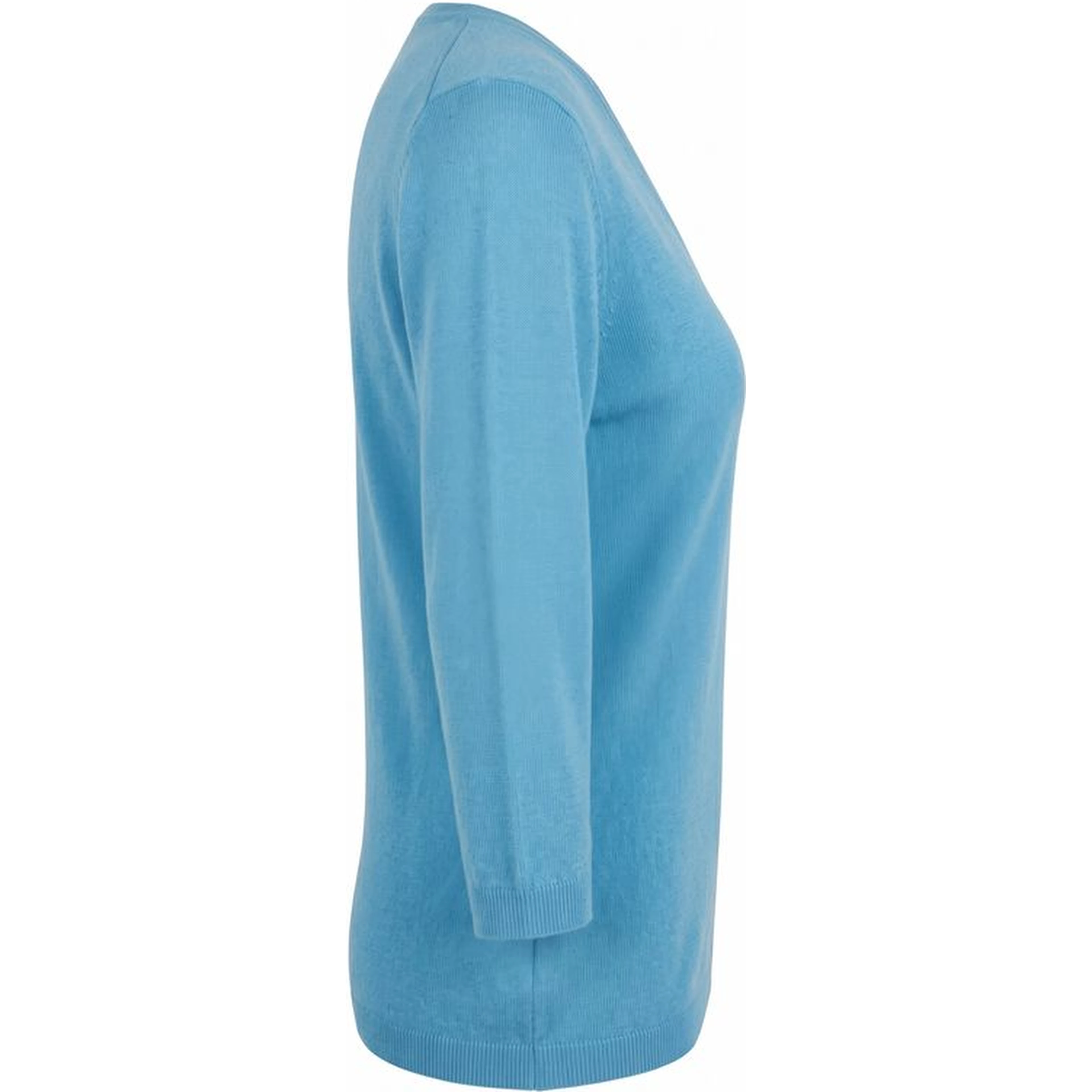 Blue Silk Women Sweater