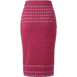 Purple Silk Women Skirt