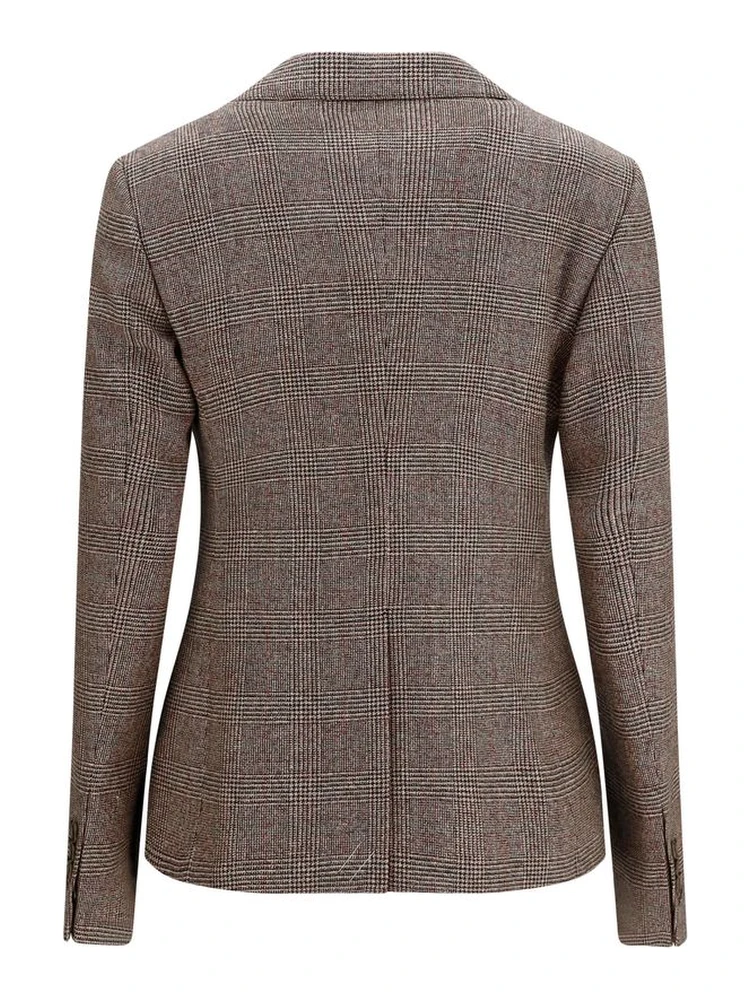 Brown Wool Oves Aries Blazer alternative