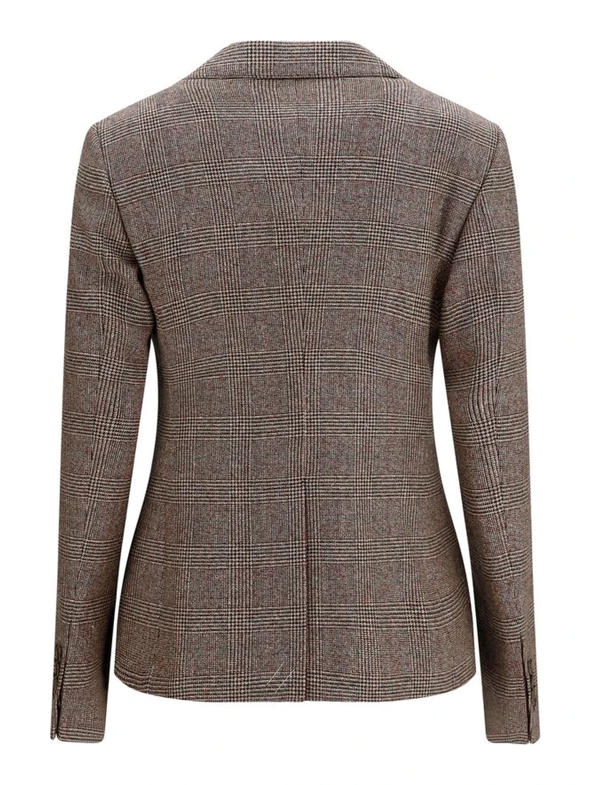 Brown Wool Oves Aries Blazer