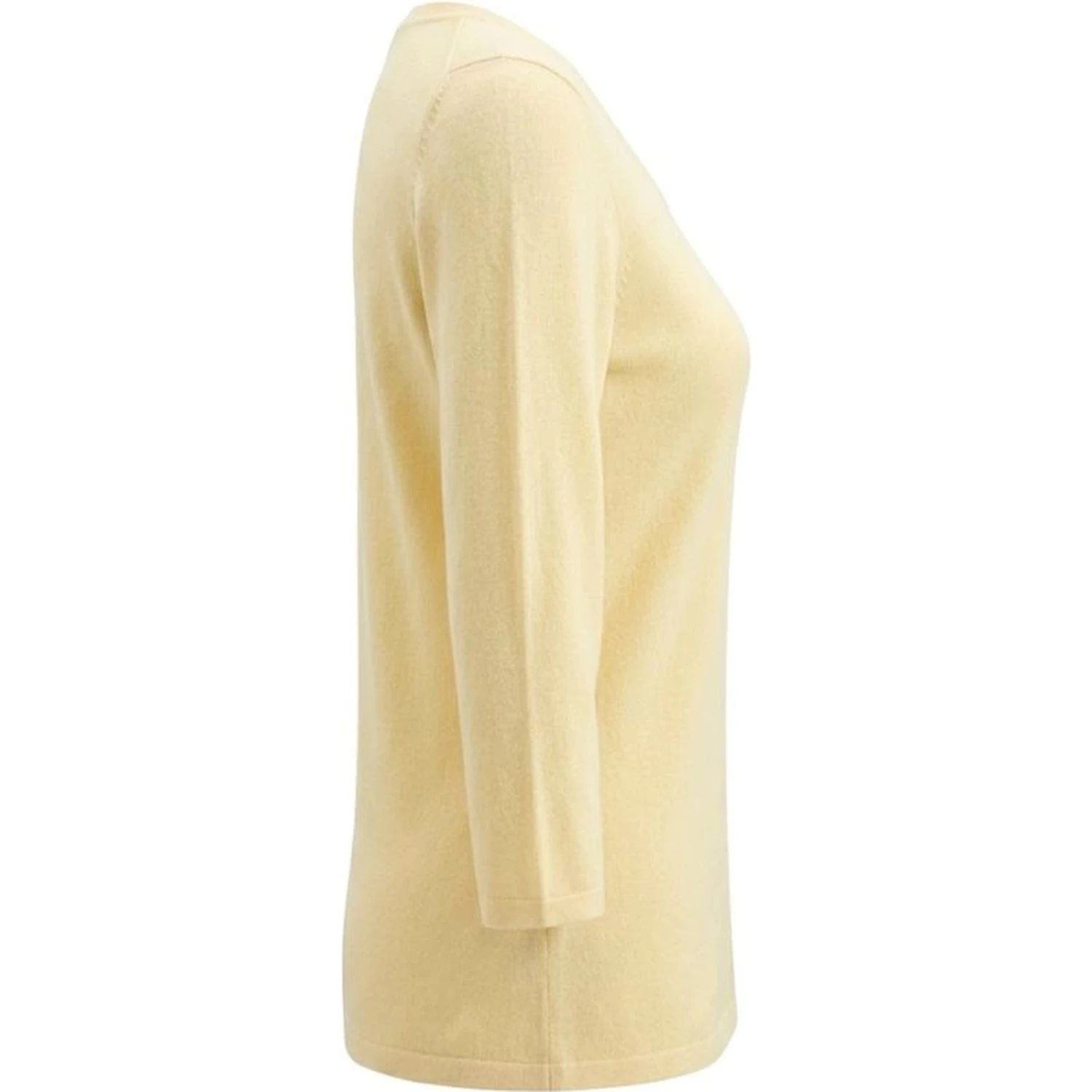 Yellow Silk Women Sweater