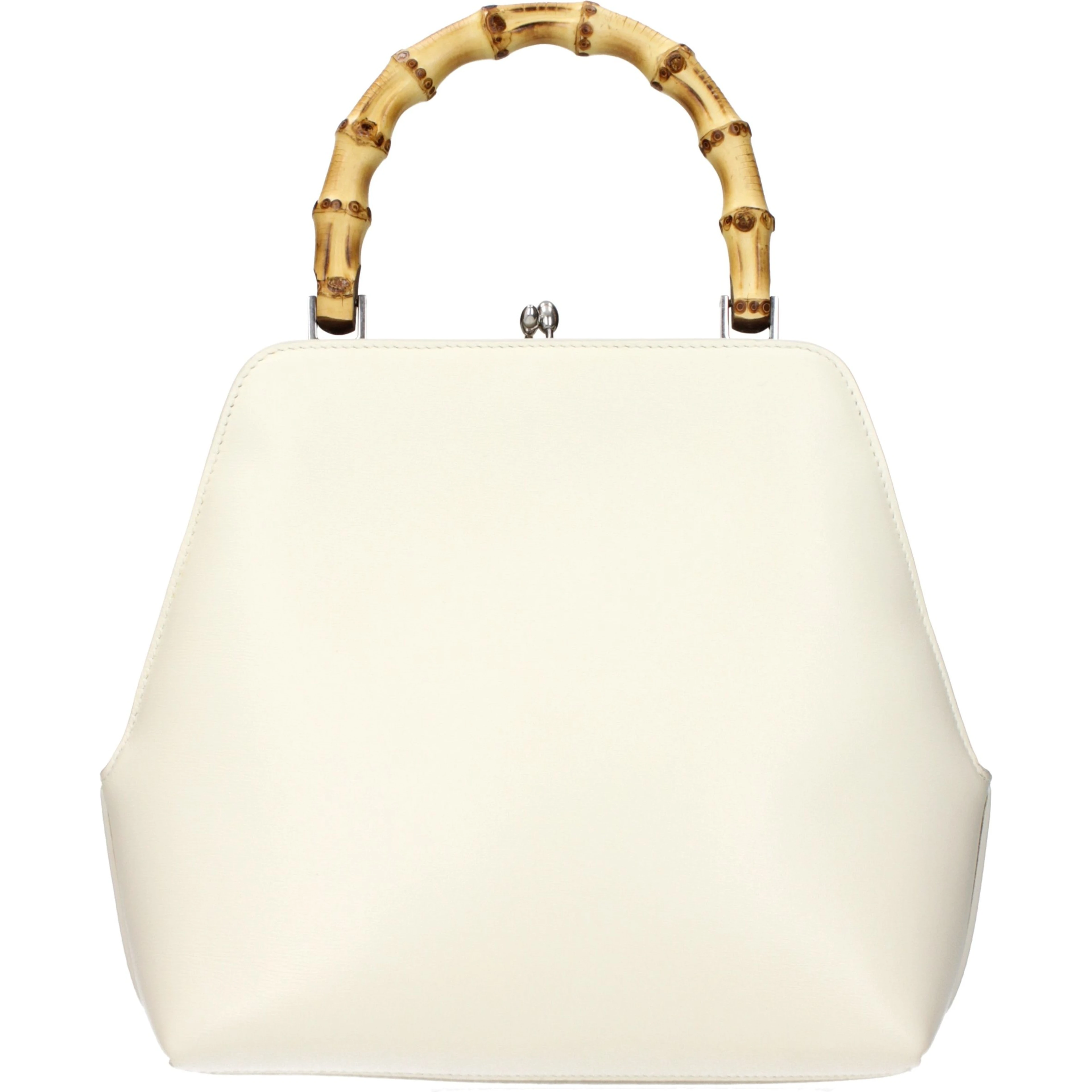 Beige Leather Handbag