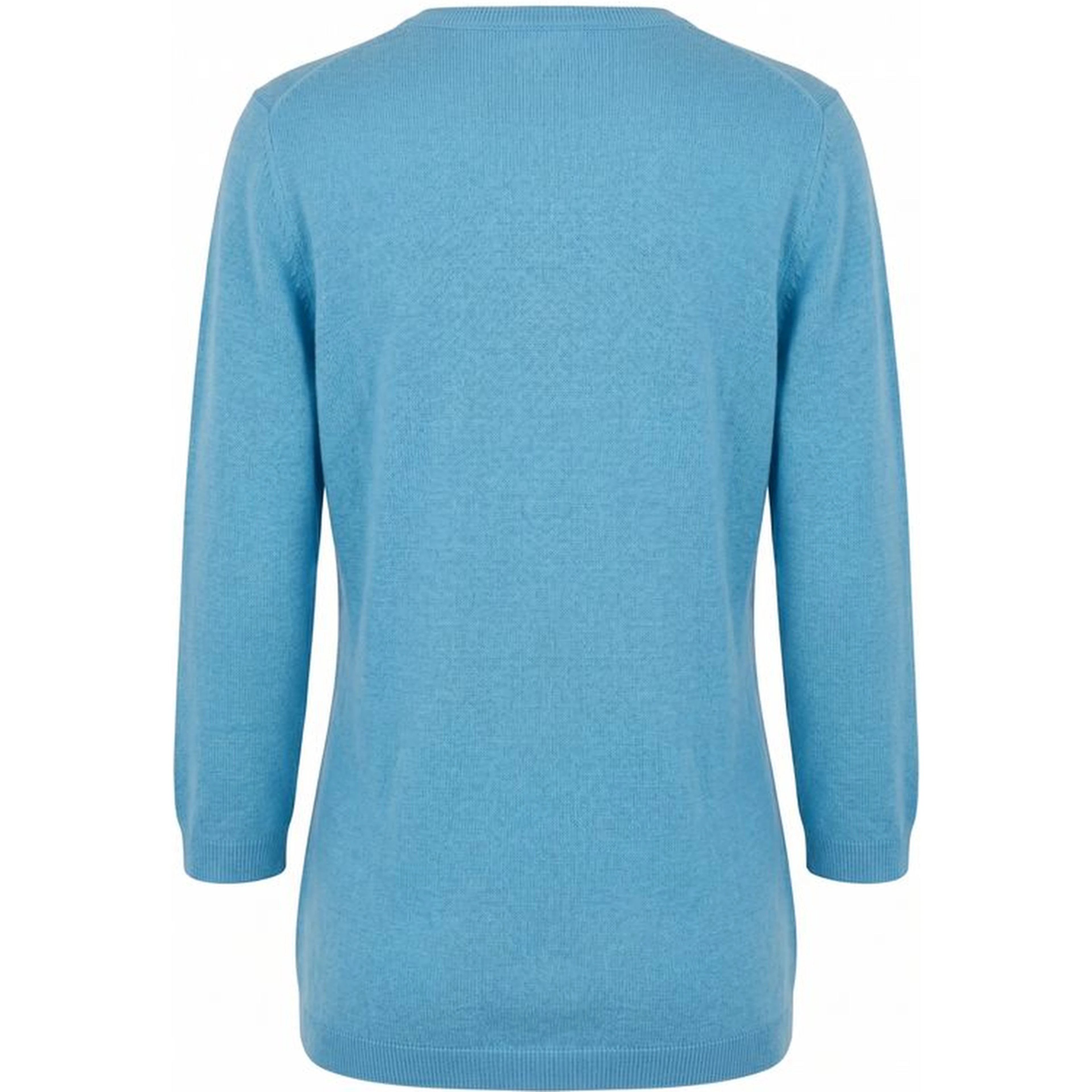 Blue Silk Women Sweater