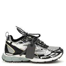 Gray Polyester Athletic Sneakers