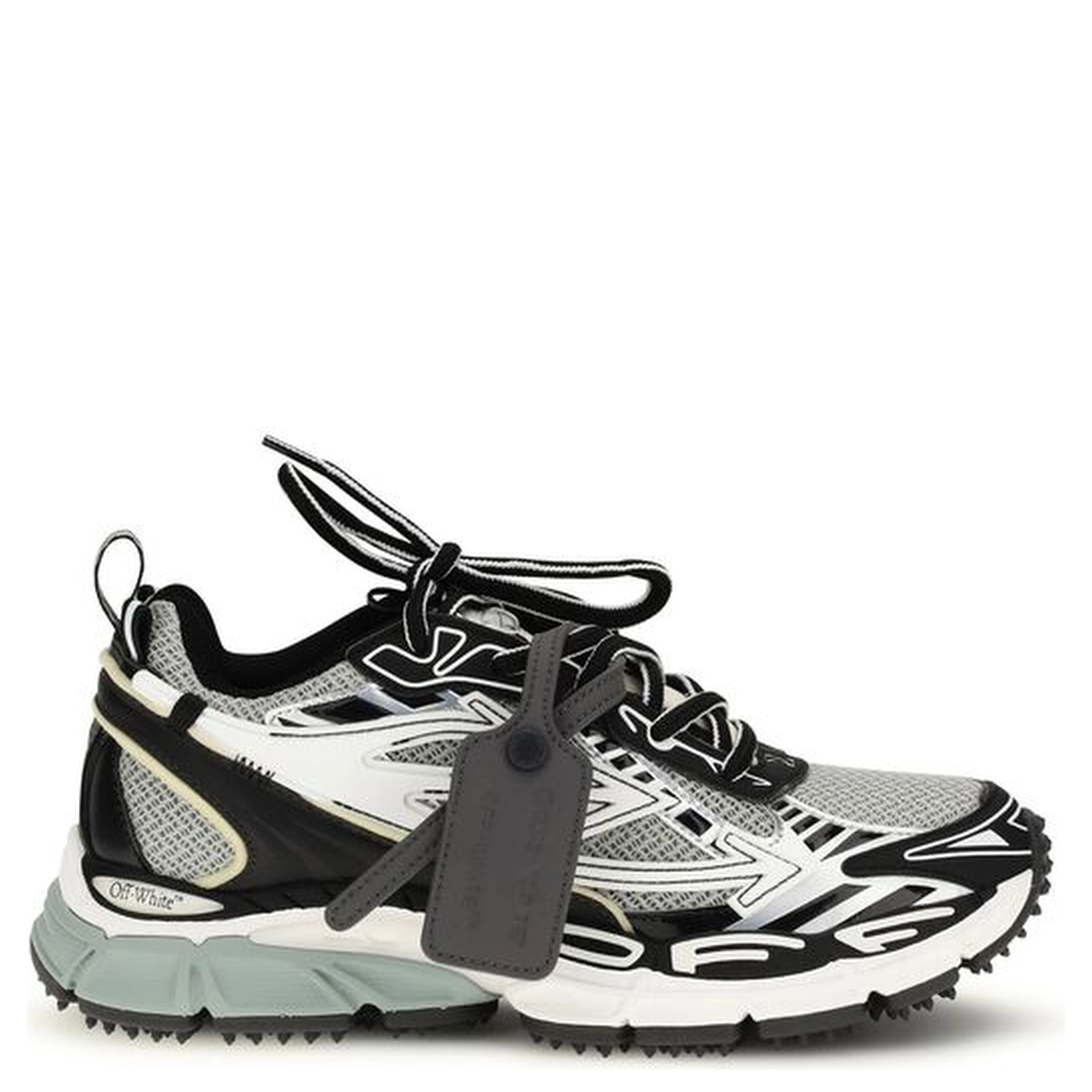Gray Polyester Athletic Sneakers