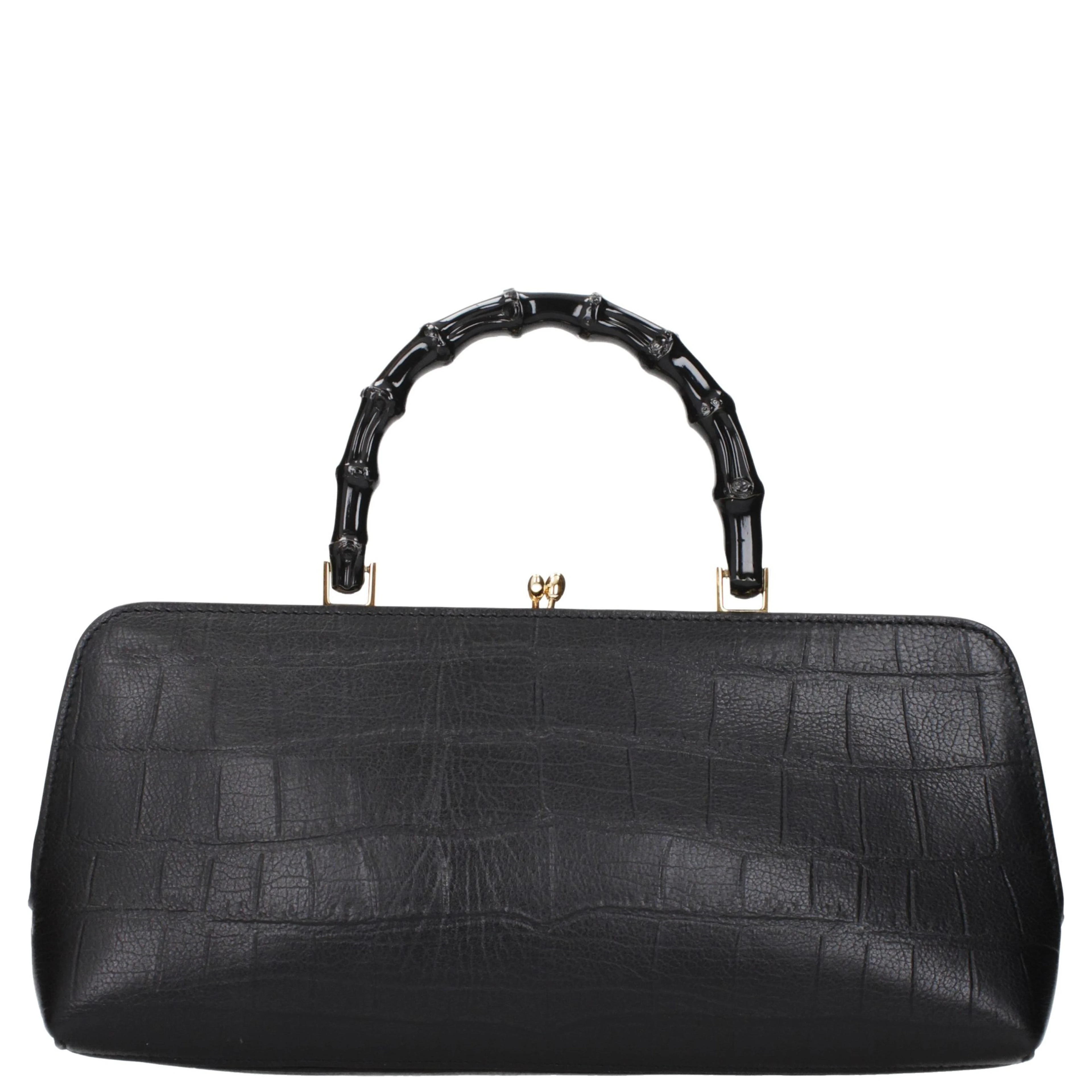 Black Leather Handbag