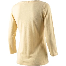 Yellow Silk Women Sweater