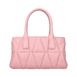 Pink Leather Handbag