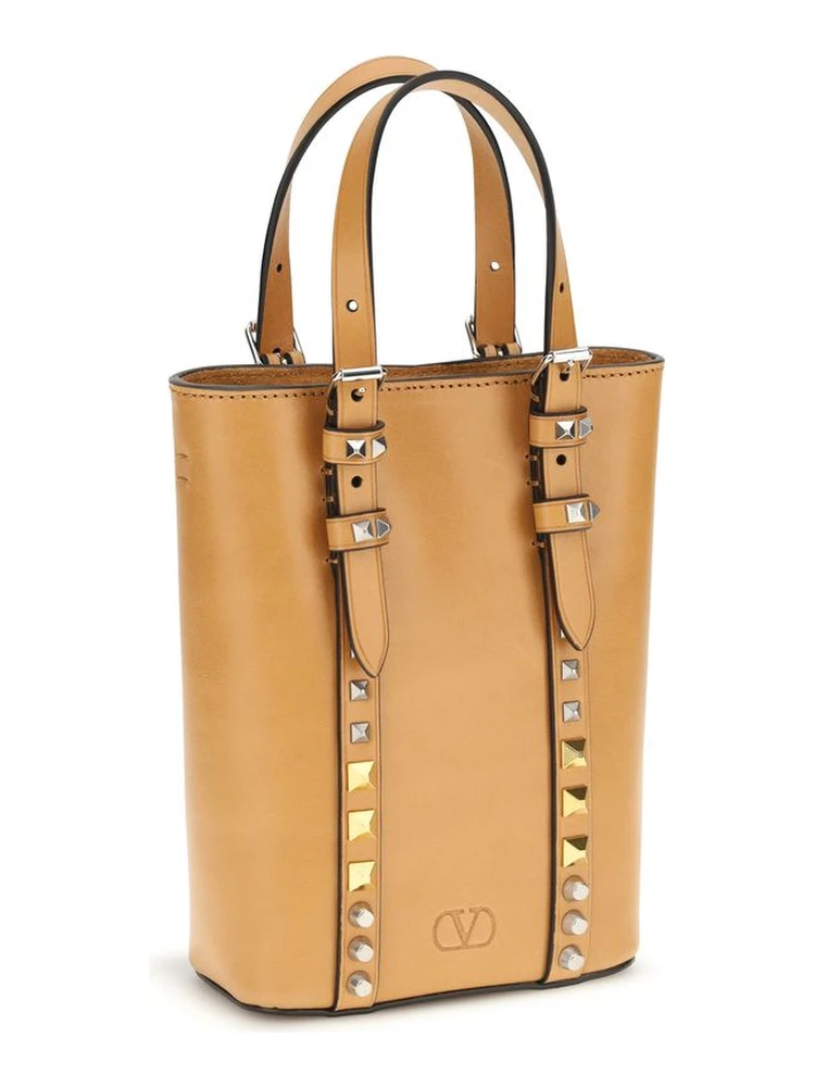 Beige Calf Leather Bos Taurus Shoulder Bag alternative