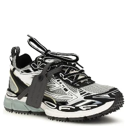 Gray Polyester Athletic Sneakers