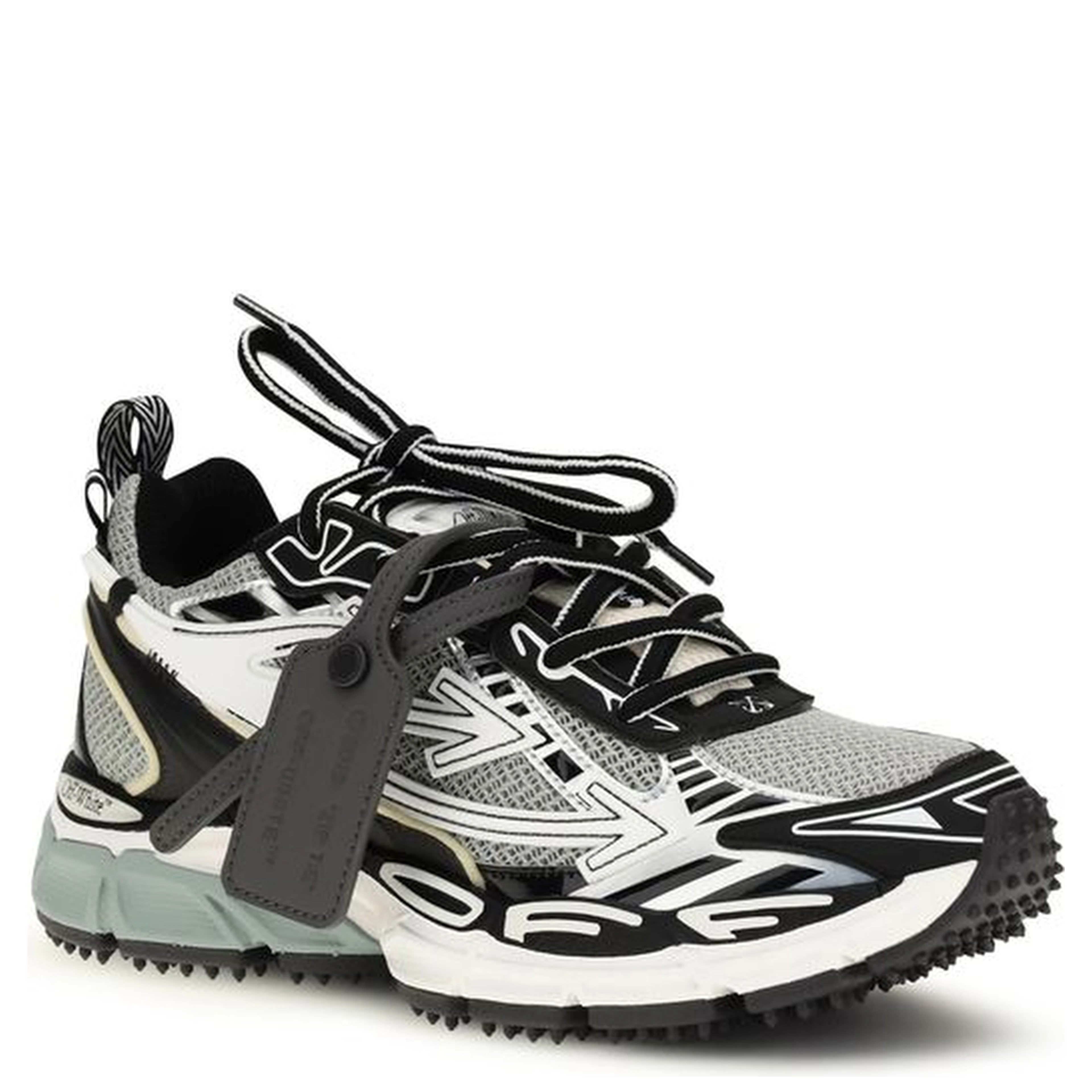 Gray Polyester Athletic Sneakers