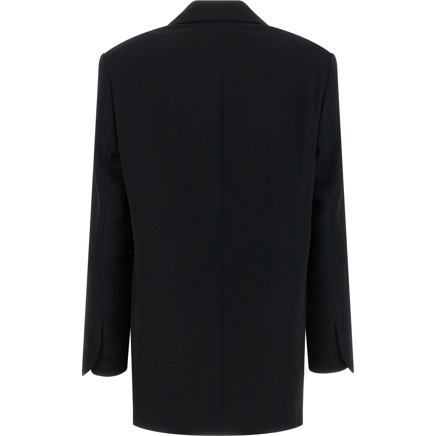 Black Polyester Blazer