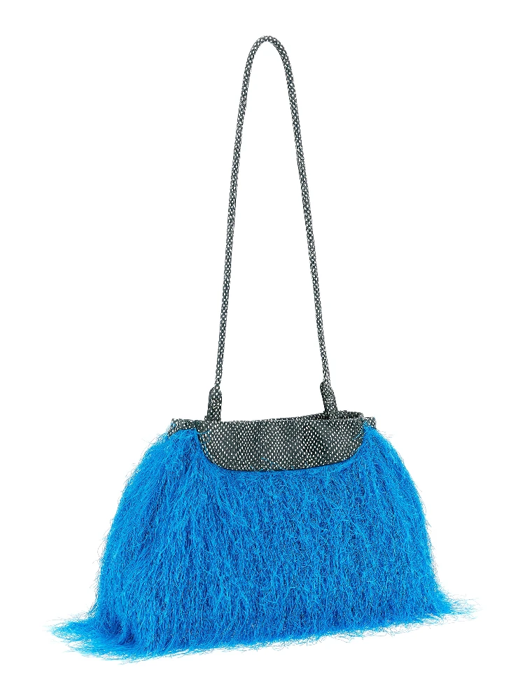 Blue Polyester Clutch Bag alternative