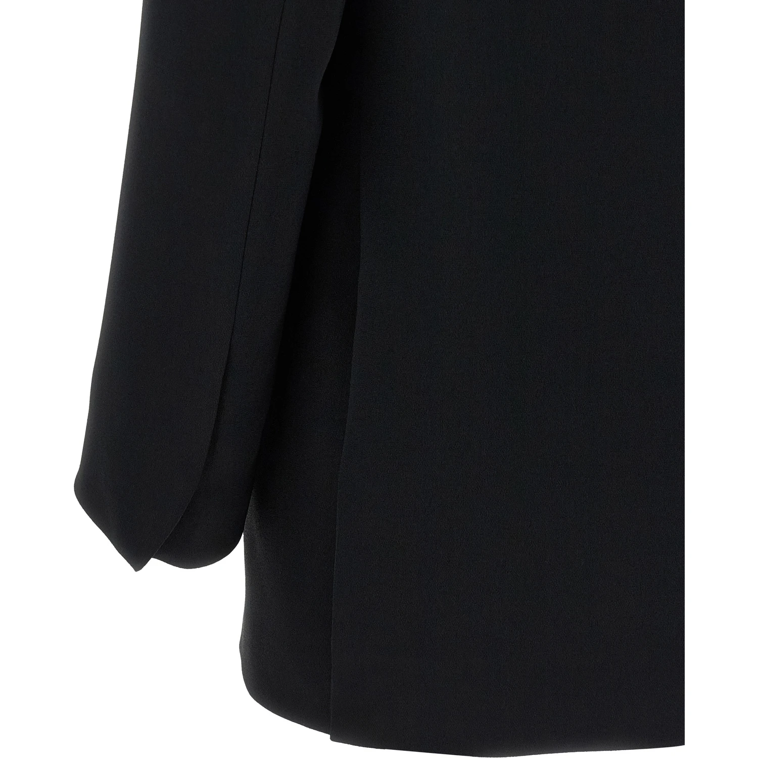Black Polyester Blazer