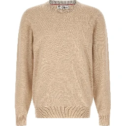 Beige Cashmere Cardigan