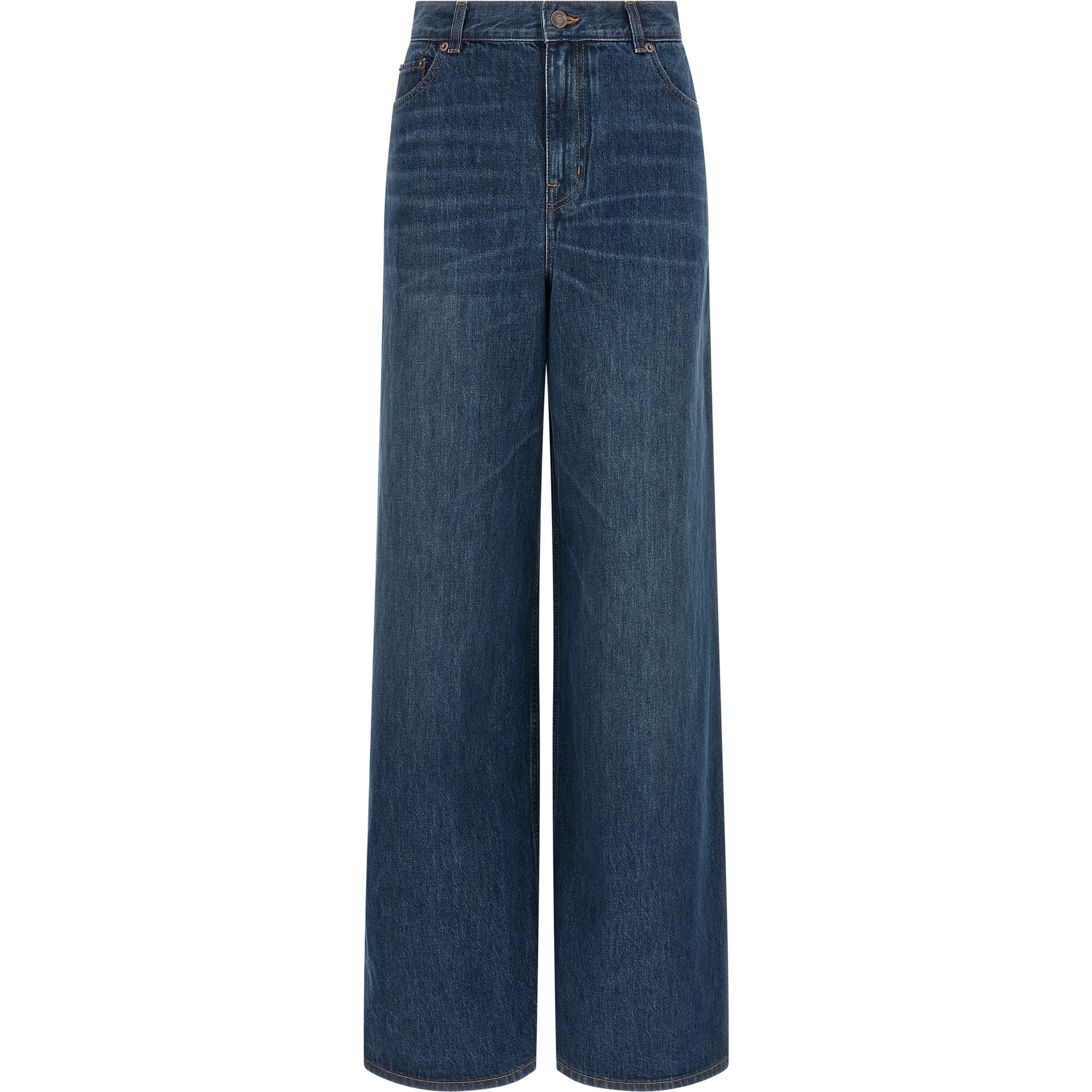 Blue Cotton Jeans Denim