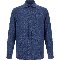 Blue Cotton Blouse