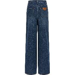 Blue Cotton Jeans Denim