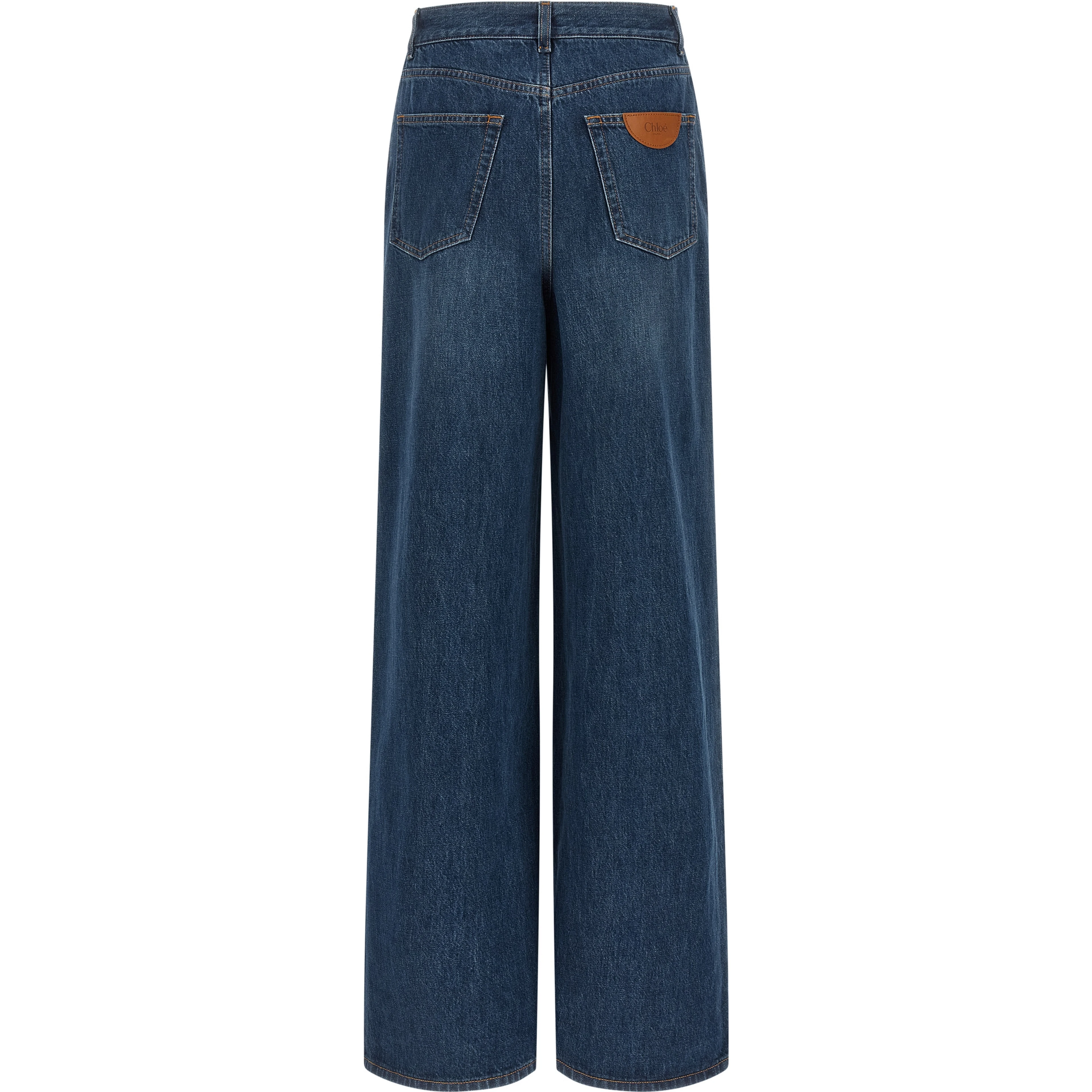 Blue Cotton Jeans Denim