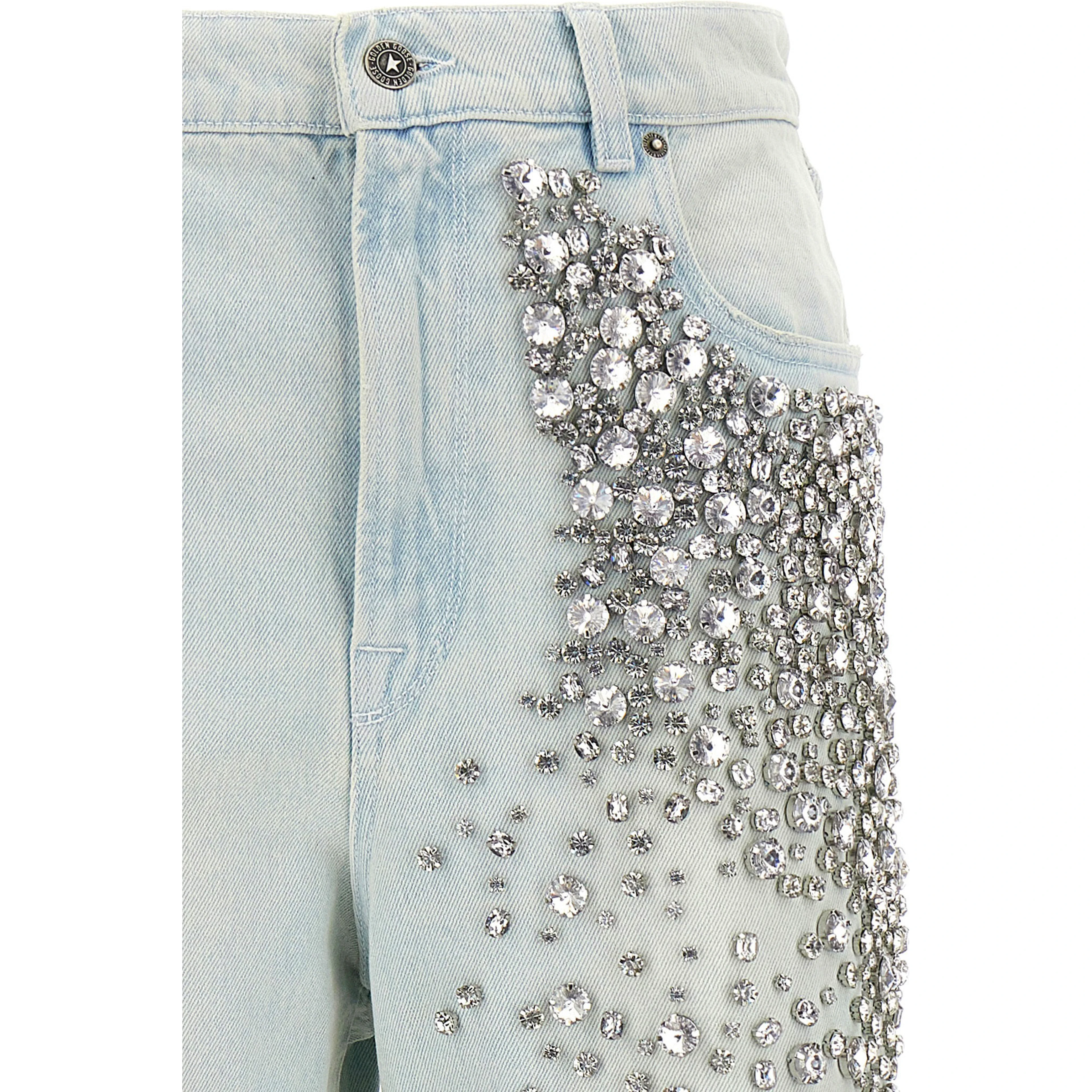Blue Cotton Jeans Denim