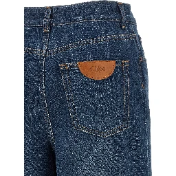 Blue Cotton Jeans Denim