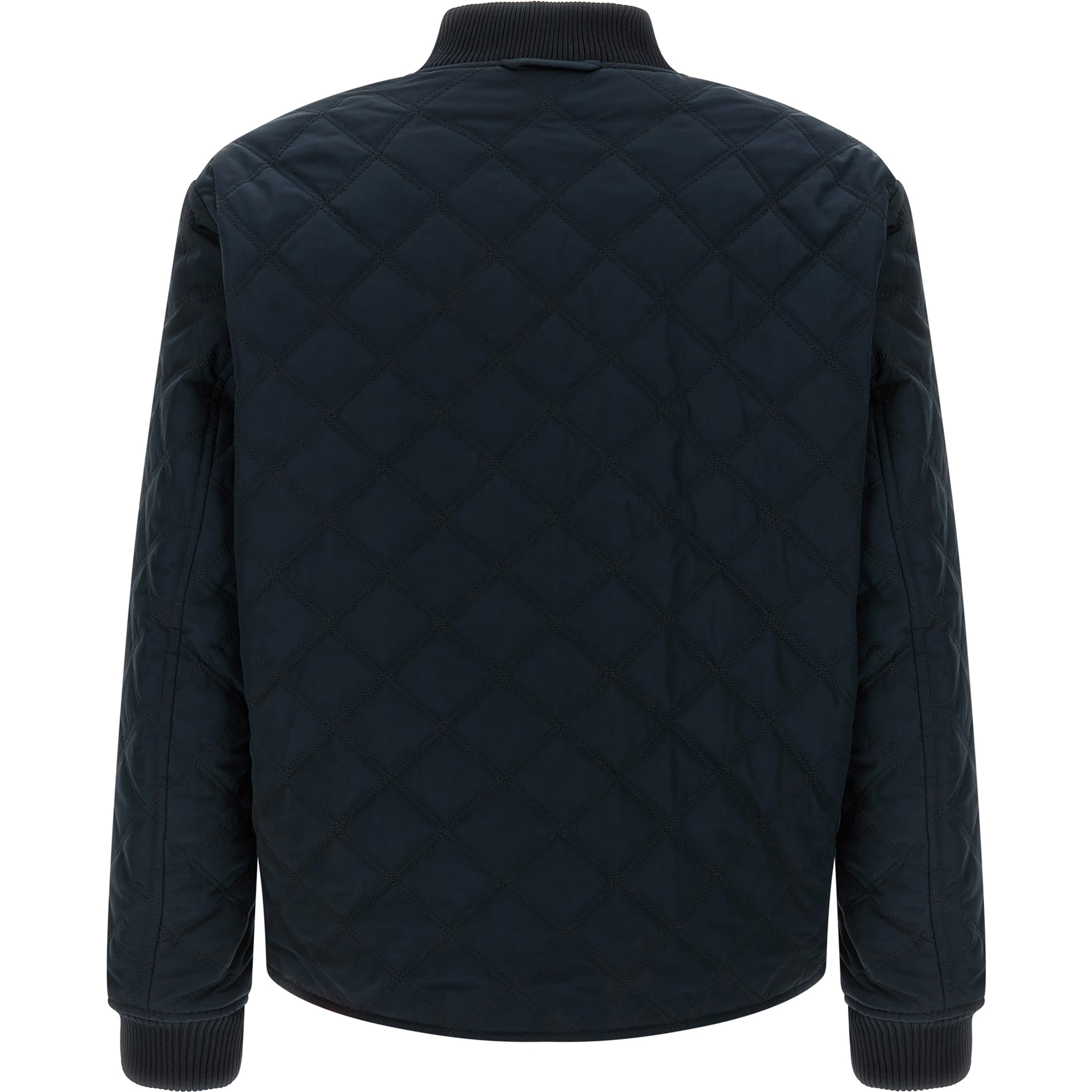Blue Polyester Shell Jacket