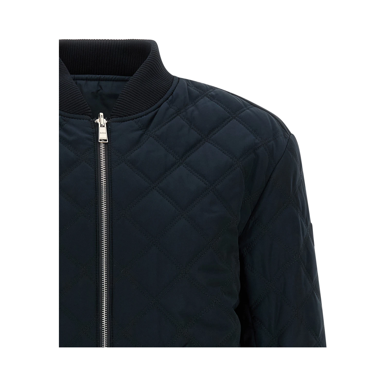 Blue Polyester Shell Jacket