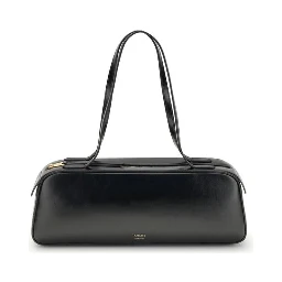 Black Calf Leather Bos Taurus Shoulder Bag