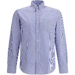 Blue Cotton Pattern Shirt