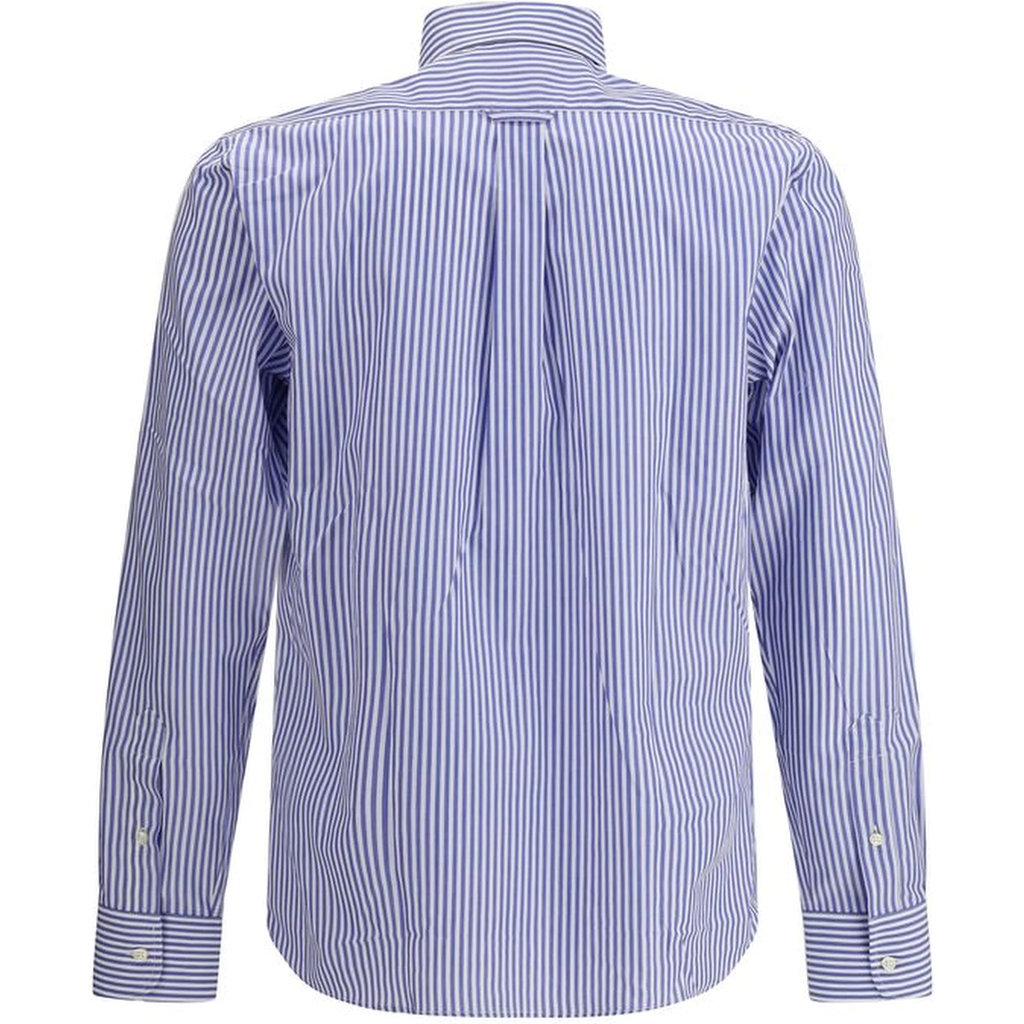 Blue Cotton Pattern Shirt