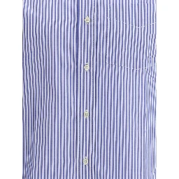 Blue Cotton Pattern Shirt