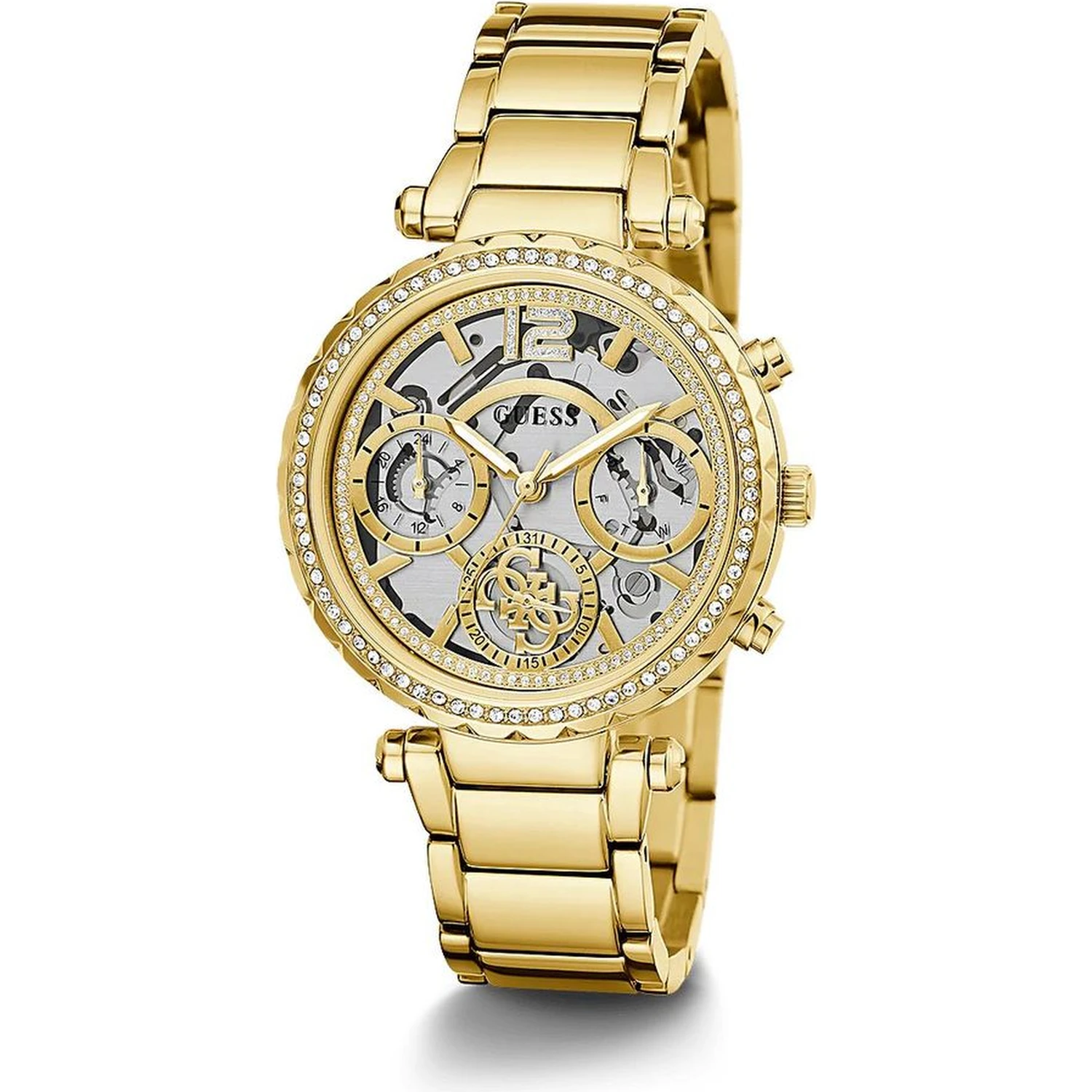 Gold Stainless Steel Dress Watch