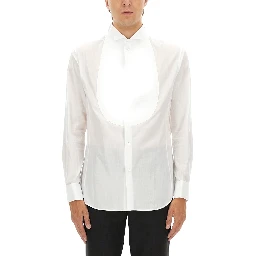 CAMICIA SMOKING IN COTONE