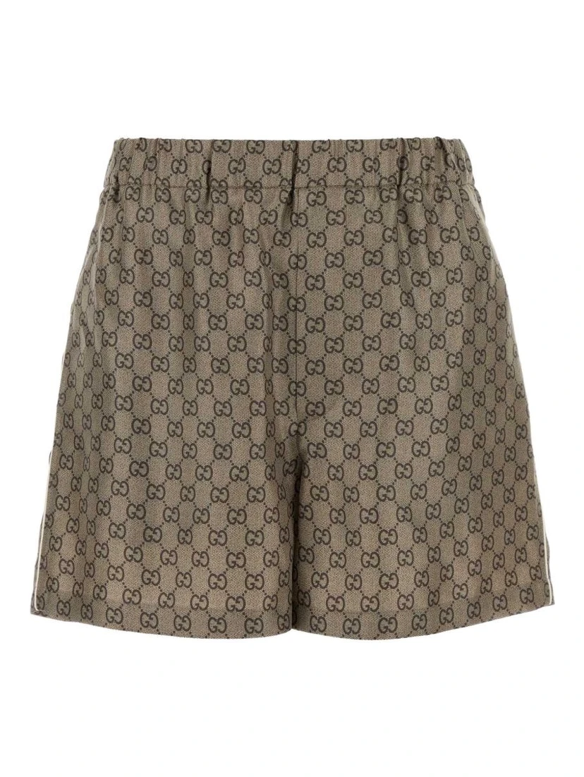 Silk GG shorts