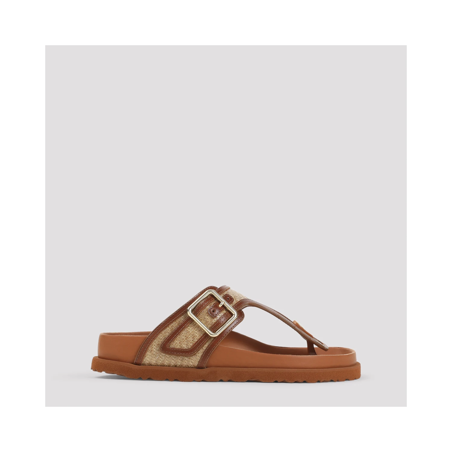Birkenstock 1744 Gizeh Frames Raffia Saldals
