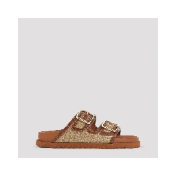 Birkenstock 1744 Arizona Raffia Sandals