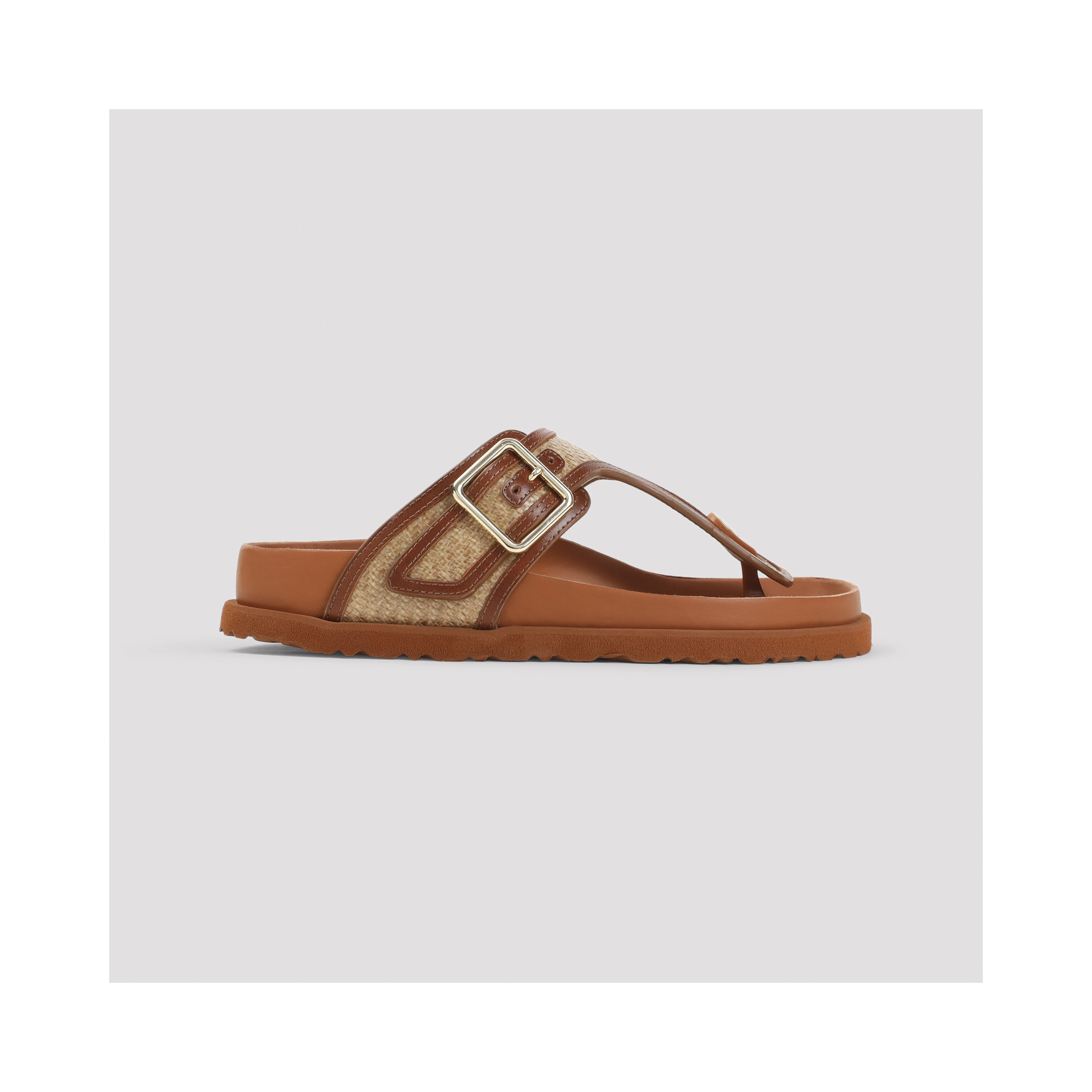 Birkenstock 1744 Gizeh Frames Raffia Saldals