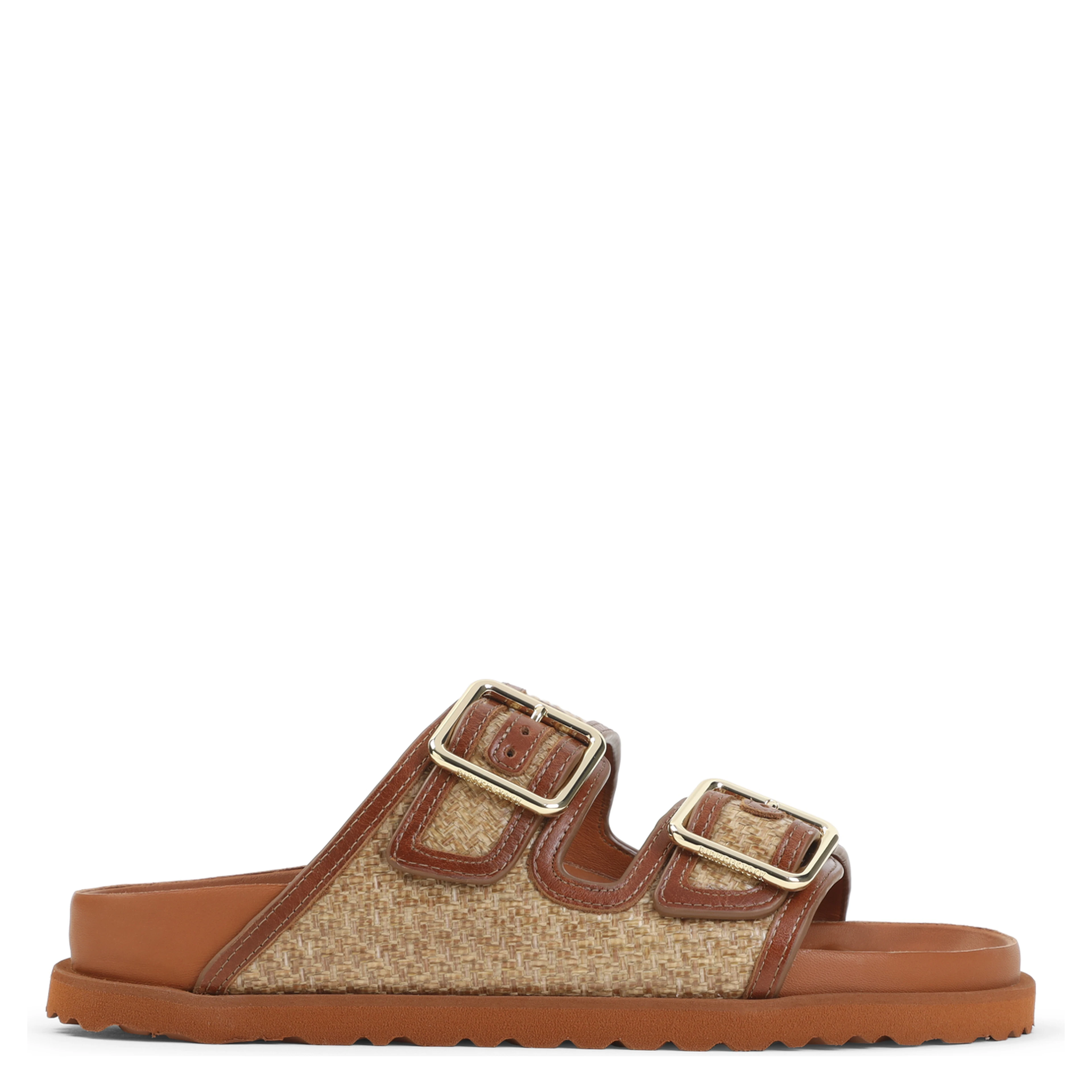 Birkenstock 1744 Arizona Raffia Sandals