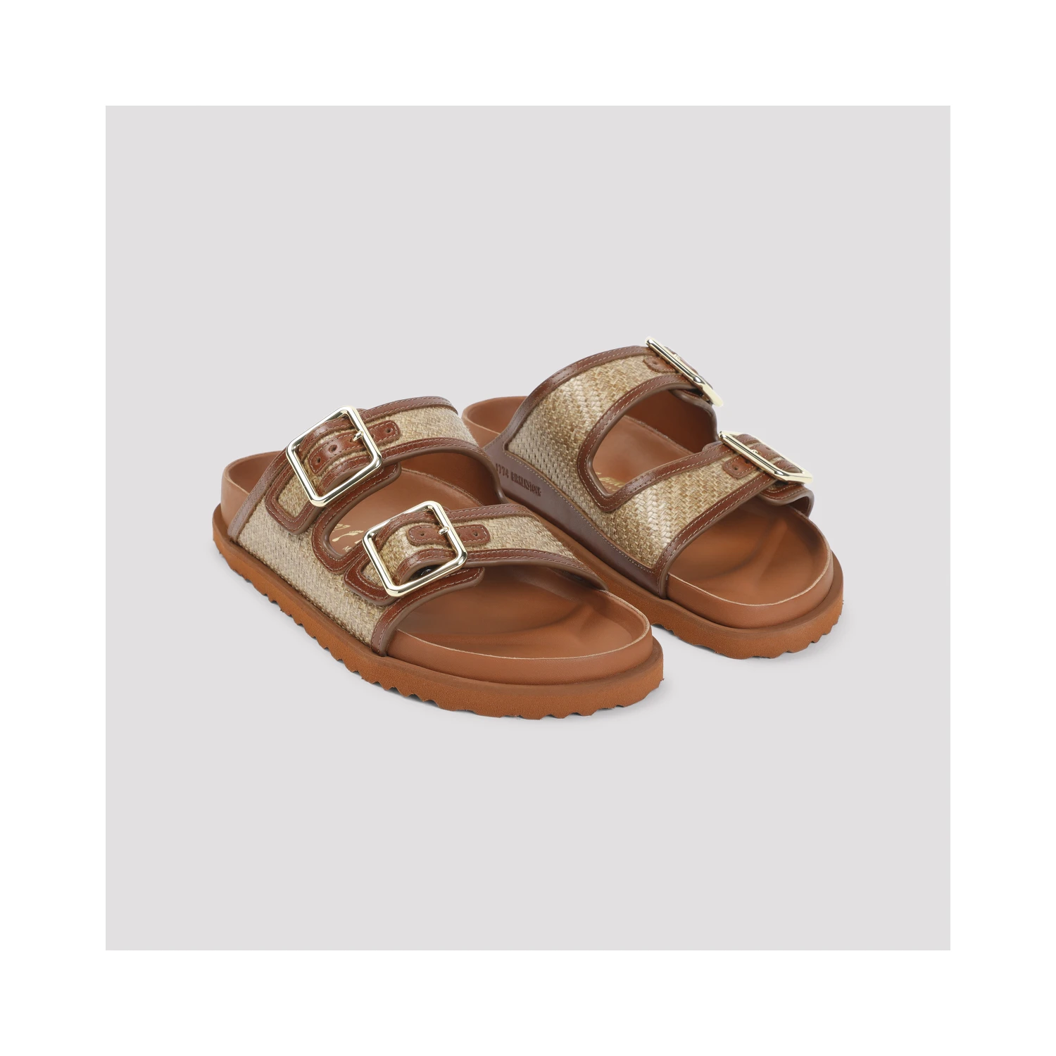 Birkenstock 1744 Arizona Raffia Sandals