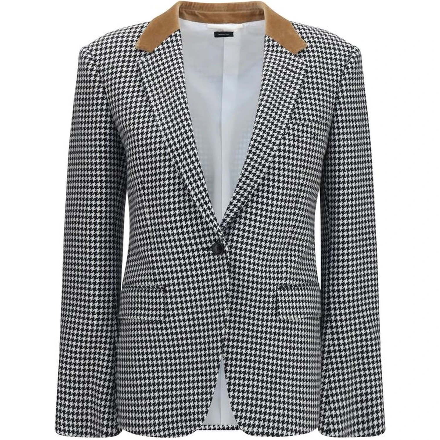 Multicolor Cashmere Full-Length Jacket
