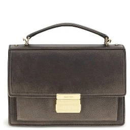 Brown Calf Leather Bos Taurus Handbag